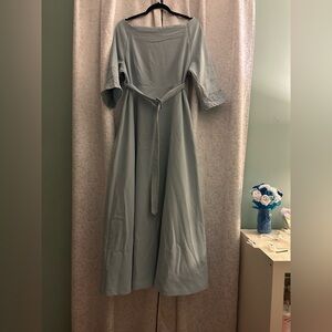 Elegant Light Blue Women's Wedding Dress